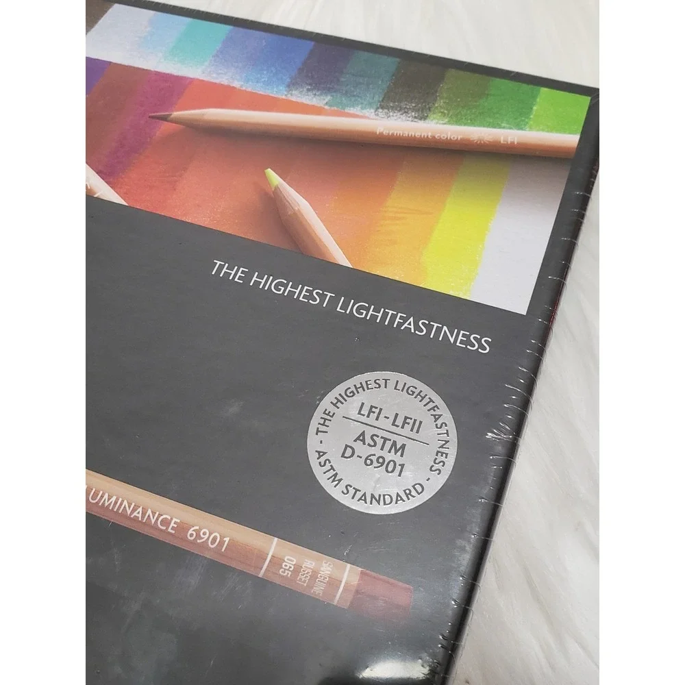 Caran d'Ache Luminance 6901 40 colored pencils NEW SEALED HIGHEST‎ LIGHTFASTNESS